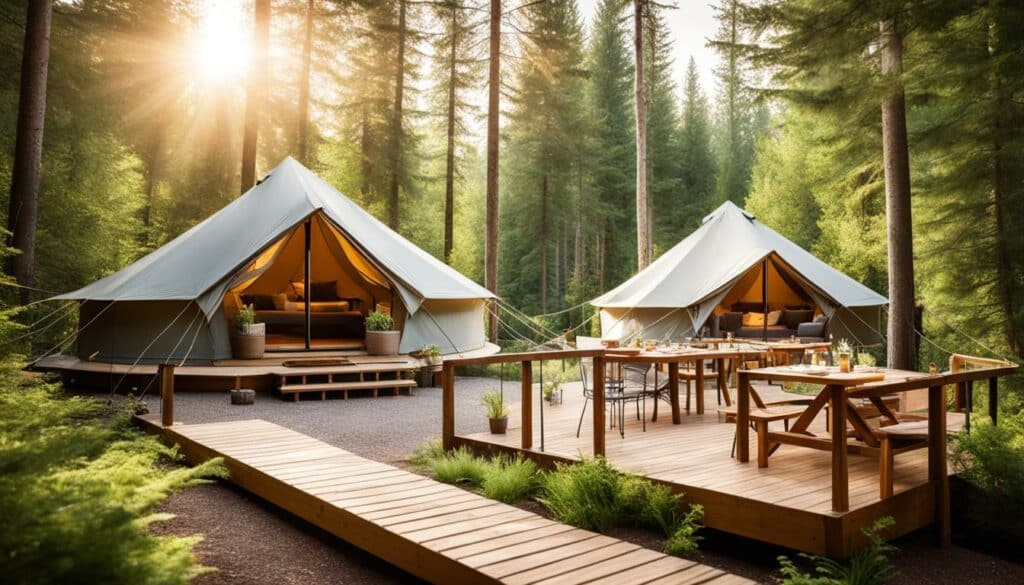 Glamping Luxus-Lodges