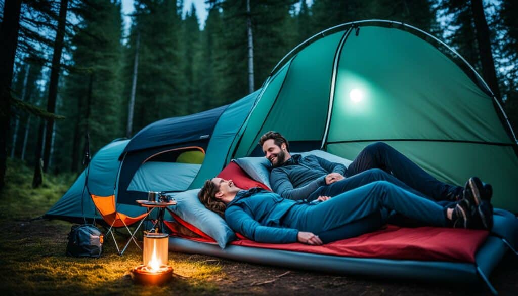 Innovatives Zelt-Camping