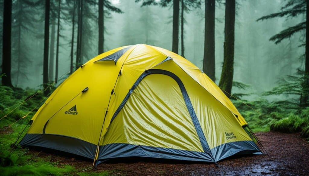 Zelten im Regen: Tipps für trockenes und sicheres Campen